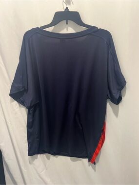 Champion Navy Tee with Red Trim - XXL